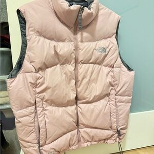 The North Face Pink puffer vest